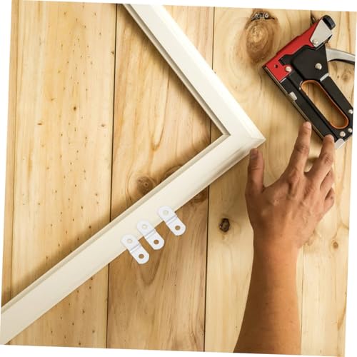 Image of SHINEOFI 20pcs Picture Frame Corner Brackets with Screws Hanging Hardware for Assembly Versatile Clips for Home Wall