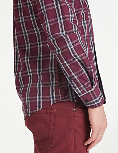 Image of Amazon Brand - Symbol Men's Cotton Checkered Regular Fit Casual Shirt