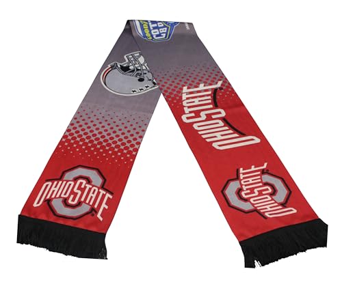 Official 2025 College Football Playoff Cotton Bowl Matchup Ohio State vs Texas Printed Scarf 1-10-25, LLC