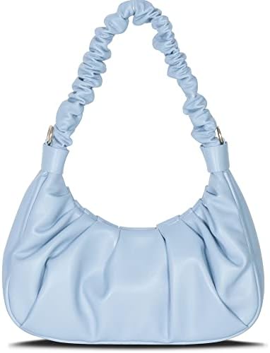 NIUEIMEE ZHOU Small Shoulder Bag for Women Classic Clutch Trendy Tote HandBag Crossbody Purse with Zipper Closure