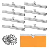 8 Pcs Bag Clasps Purse, 4.52 Inches Metal Purse Frame Kiss Clasp Purse Frame, Purse Clasps for Bag Making, Metal Purse Frame Wallet Clasp, Bag Clasp for Purse Making