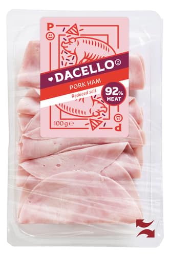 Dacello Kochschinken salzreduziert (0.1 kg)