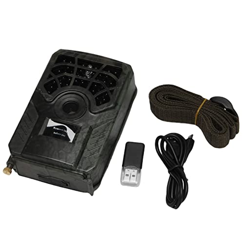 Bloepum PR300C Hunting Camera 12MP 120 Degrees Sensor Wide Angle Infrared Night Vision Wildlife Trail Thermal Imager Video Cam