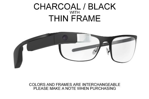 Google Glass Xe V2 | Reading Glass Frame (4 Options) (Charcoal Black) #TOP4