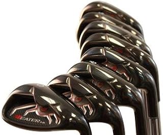 Heater 3.0 Series Black Plasma Golf Iron Set +2 inch Over XL Big & Tall Men's 8-Piece Set (4-PW, SW) Right Handed Regular Flex R Flex Club (Tall 6'3