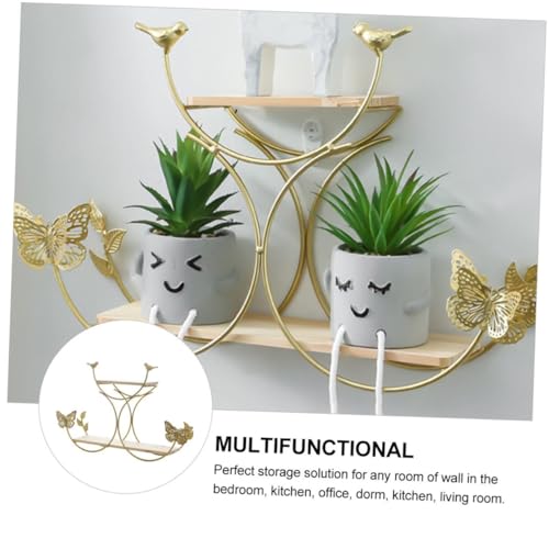 Étagère murale nordique bois et fer comme solution pour petits objets - 4