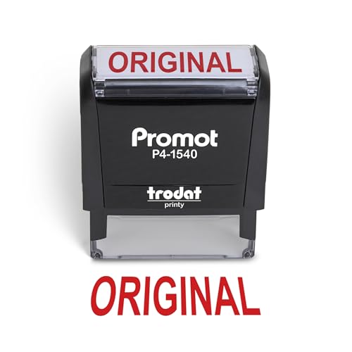 Promot Original Self Inking Rubber Stamp - Refillable Office Stamp