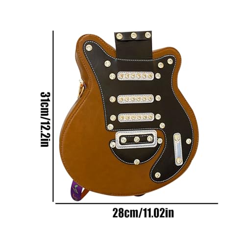 Bolso de hombro con forma de guitarra: un tote espacioso y original para la escuela o el día a día 5