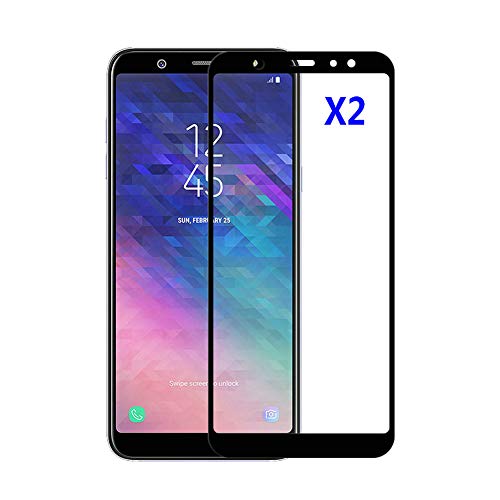 Kepuch Paquet de 2 Verre Trempé Protecteur d'écran pour Samsung Galaxy A6 Plus/A9 Star Lite