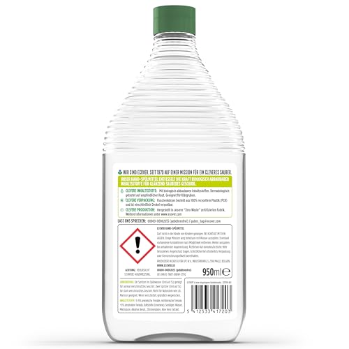 Ecover Geschirrspülmittel, Zitrone & Aloe Vera, 950 ml – Ansicht 2