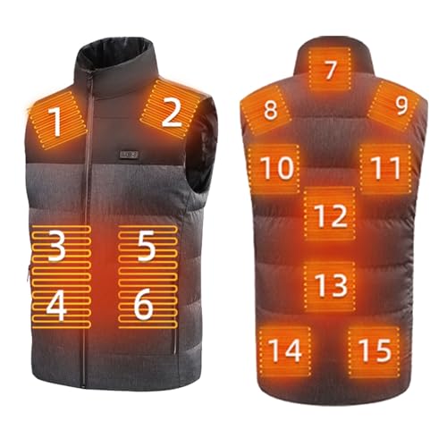 Manteau chauffant homme doudoune sans manche polaire gilet pour hiver