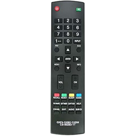 New Replacement Remote Control GXFA GXBD GXBM CS-90283-1T fit for Sanyo Smart LED TV DP26647 DP26746 DP32647 DP32746 DP37647 DP42545 DP42647 DP42746 DP50747 HT27546 HT27547 HT32546 HT27745 HT28745 Cover