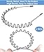 bodbop XINGZHE Metal Hairband - Unisex Elastic Non-Slip Wavy Headband for Sports, Fashion, 2 PCS