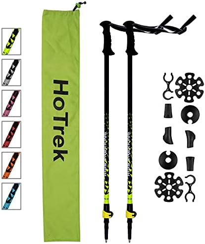 Kids Hiking Poles for Kids - Adjustable Telescopic Trekking Poles for Children - Ultralight Nordic Walking Sticks All Designed for Boys and Girls
