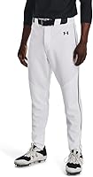 Under Armour Men's Utility Piped Baseball Pants - Lightweight Sweat-Wicking Straight Leg 32" Inseam