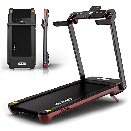 Folding Treadmill with Auto Incline Electric Running Machine Treadmills for Home with LCD Monitor 22" Wide Tread Belt (Fold Treadmills for Small Spaces Fit Under Bed)