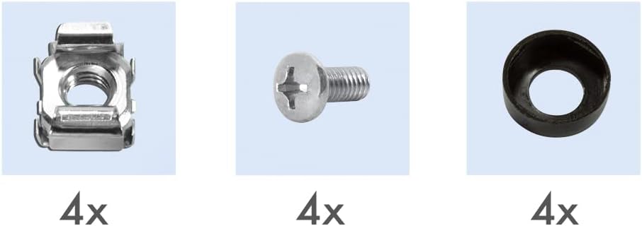 LogiLink Power Distribution Unit (PDU) 8 Ac Outlet(S) 1U Black, W128288310 (8 Ac Outlet(S) 1U Black)