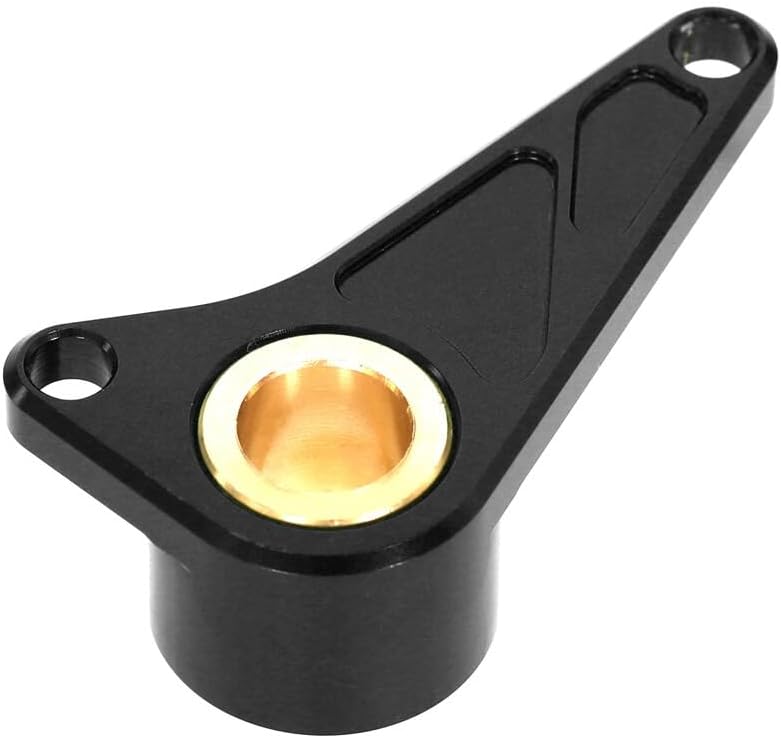 KLX110 CNC Left Gear Shift Shaft Brace Support Compatible with KLX 110 KLX110L 2005-2024 Motorcycle Shifter Stabilizer Accessories (Black)