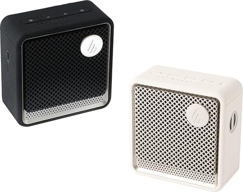 Edifier ES20 TWS �X�e���I�Z�b�g 2 ��g�i�u���b�N + �z���C�g�j�|�[�^�u�� Bluetooth �X�s�[�J�[