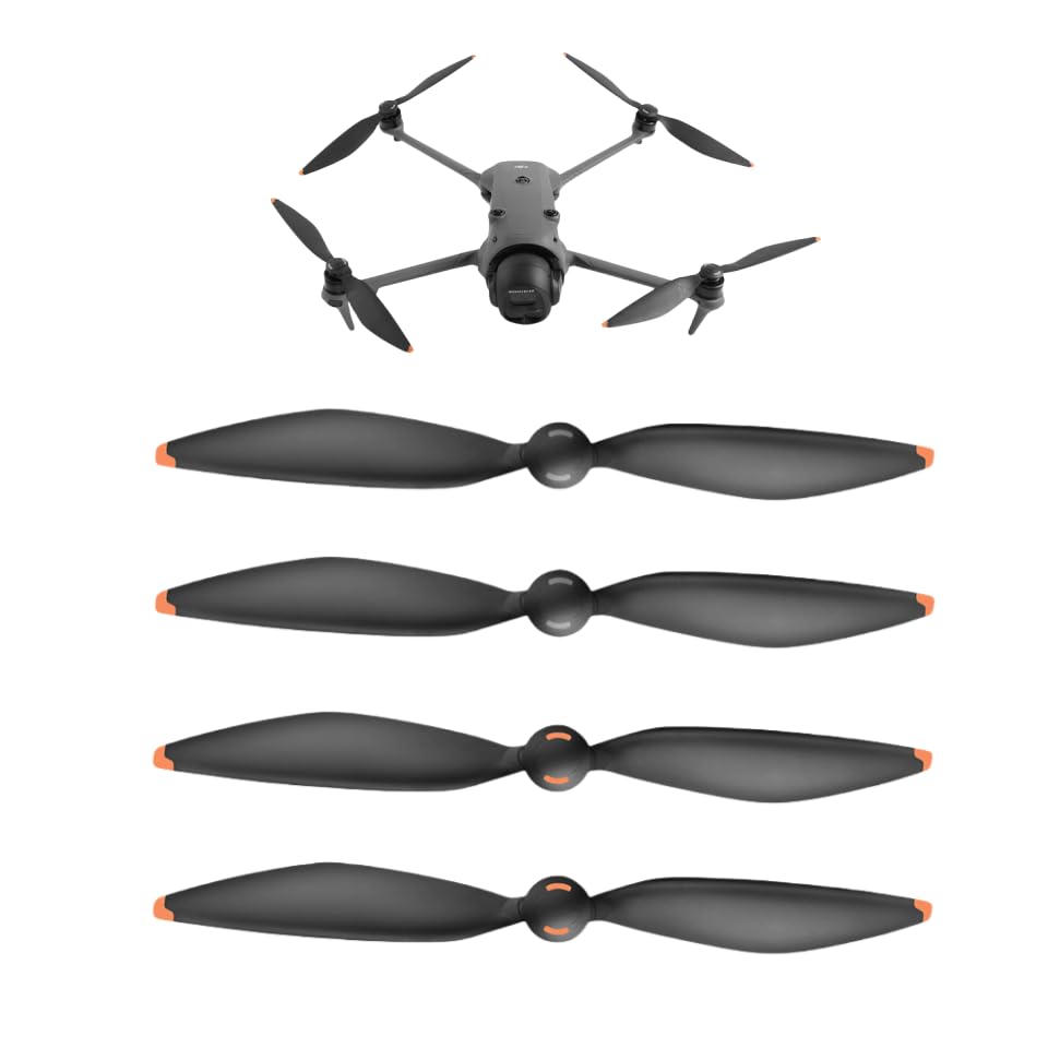 2 Pairs of Mavic 4 Pro Propellers, Quick Release Low Noise Propeller Blades Compatible with DJI Mavic 4 Pro Drone Accessories