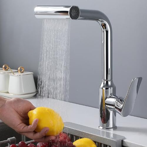 Robinet de cuisine avec douchette jet pour laver les légumes