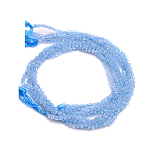 Bleu vert pierres précieuses facettées 2mm pour remplacer les perles ternes de vos bijoux