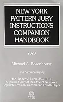Paperback New York Pattern Jury Instructions Companion Handbook Book