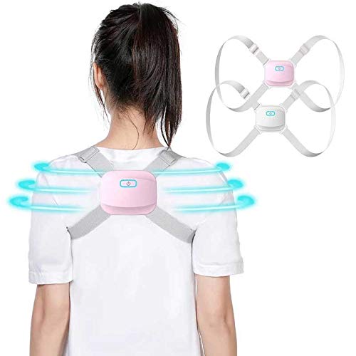 Correction de posture intelligente réglable blanc pour dos et clavicule