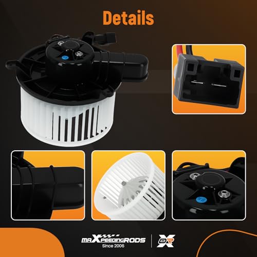 Image of maXpeedingrods HVAC Blower Motor with Fan Cage 700251 Fits for Ford F-250 / F-350 / F-450 / F-550 Super Duty 2011-2016; for Mazda 6 2009-2013# BC3Z19805B GS3L61B10 4885475AC
