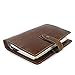 Filofax Malden Buffalo Leather Organizer Weekly Planner Bundle with DiLoro Ballpoint Pen 2026 (Ochre 2026, Personal Paper Size 6.73