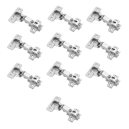 Godrej Cabinet Hinges| Slip On Regular Hinge|15-22 mm Panel Thickness | Concealed Hinges for Full Overlay Doors | Wardrobe, Kitchen, Bathroom | 1 Year Warranty | Pack of 4