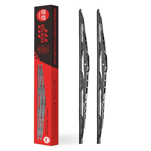 Image of BERG REGEN 22 inch+22 inch Windshield Wiper Blades Replacement for Dodge Ram 1500 2500 3500 4500 2009-2018 - Genuine OEM Quality (Set of 2)