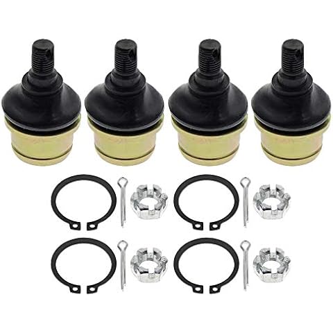 MOTOALL upper/lower Ball Joint kit Fit for Honda TRX 420/450 / 500/650 / 680 Foreman Rubicon Rincon 1998 1999 2000-2017 51375-HP5-601 Pack of 4 Cover