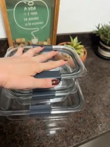 Amazon｜ラバーメイド(Rubbermaid)BRILLIANCE 5個セット 保存容器 BPA