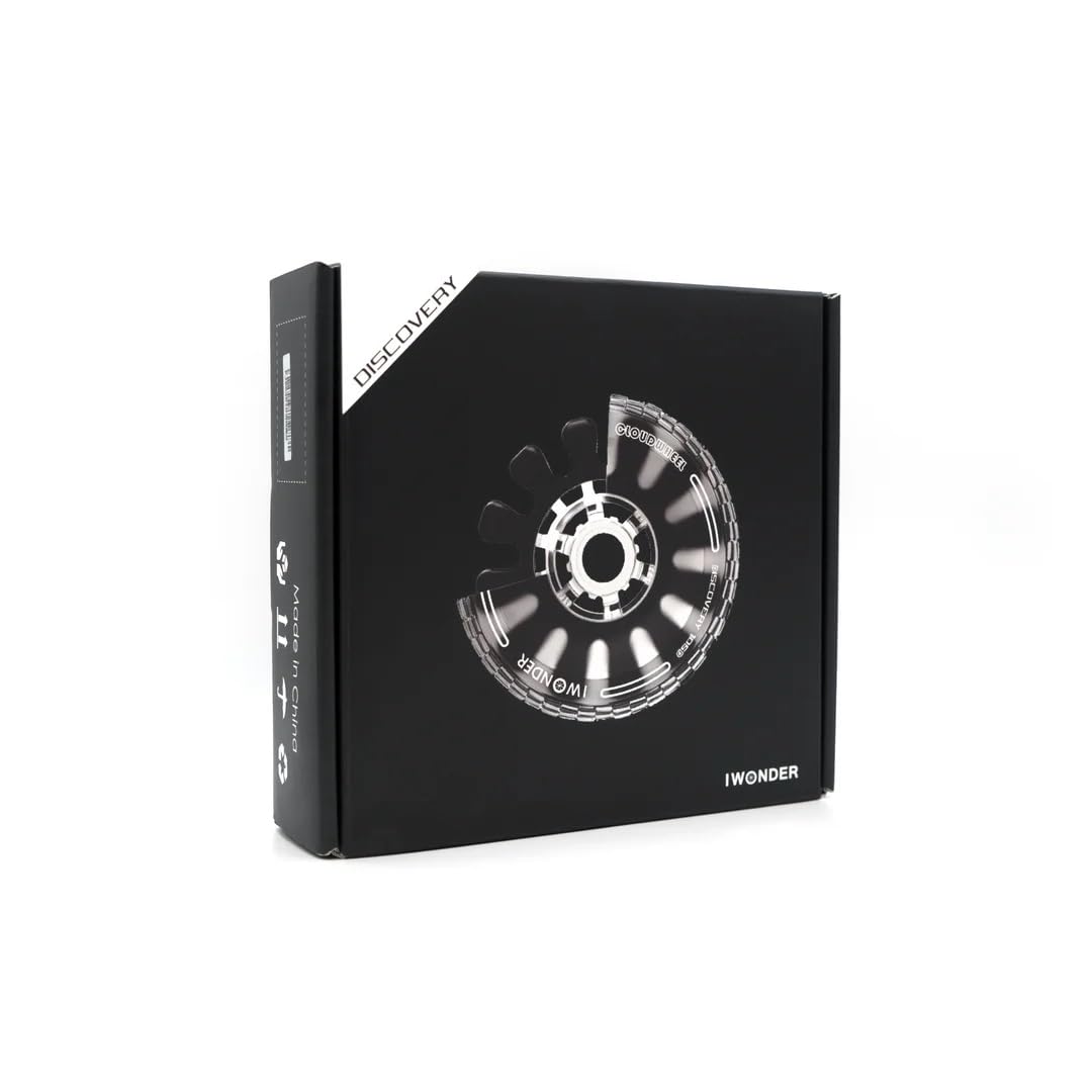 EXWAY Cloud Wheel 105mm/120mm Discovery Electric Skateboard Wheels Damping Foam Core All Terrain Off Road 78A Translucent Polyurethane Longboard Wheels?Not Applicable to Hub Motor