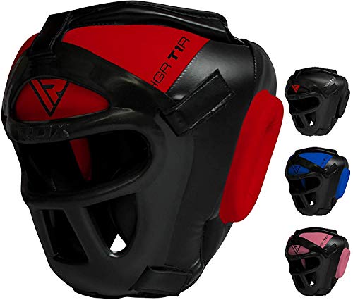 RDX Headguard for Boxing, MMA Training - Head Guard with Removable Face Grill