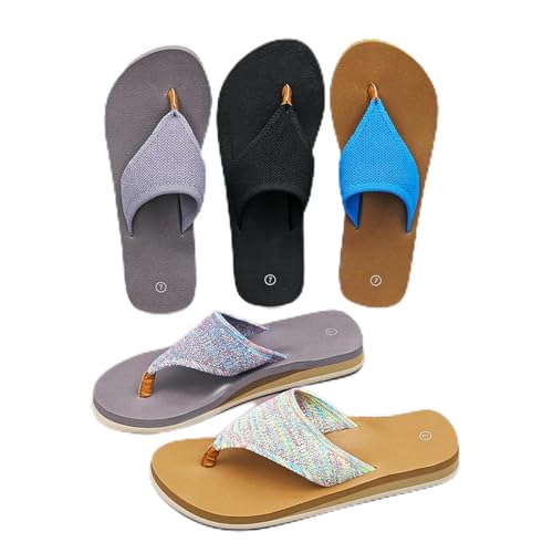 Sandalias mujer para playa y verano en tejido volador negro talla 39