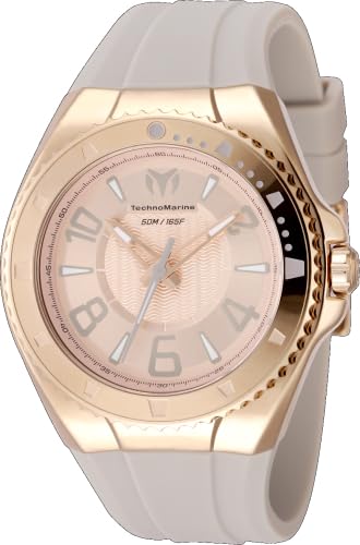 TechnoMarine Lusso Mare Men 44.00mm Stainless Steel Rose Gold Rose Gold dial PC21 Quartz - 1