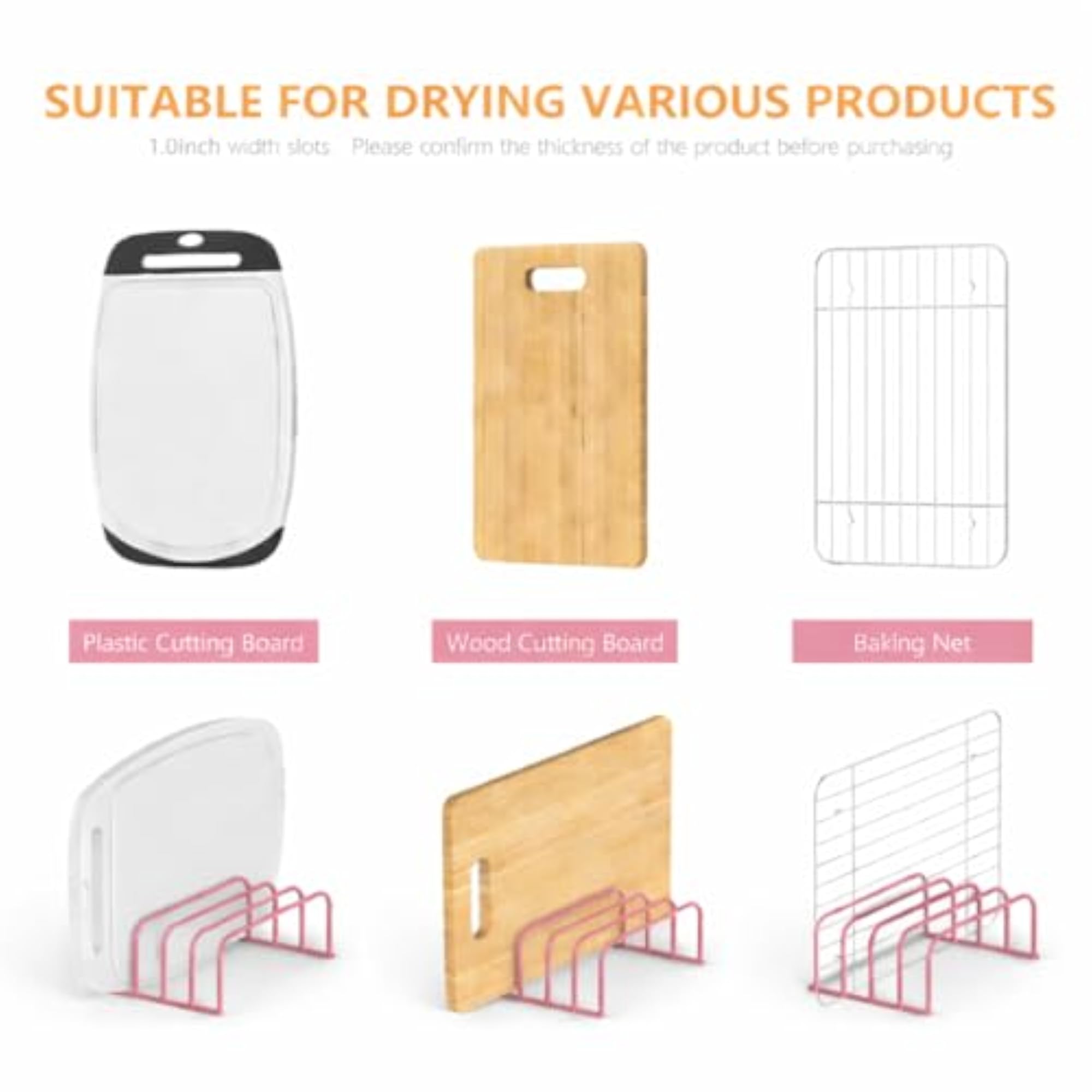 Cutting Board Storage Rack, Compact Organizer
