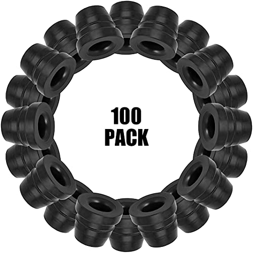 Brake Bleeder Screw Cap Grease Fitting Cap Rubber Dust Cover for Cars and Motorcycles (100 Pieces)