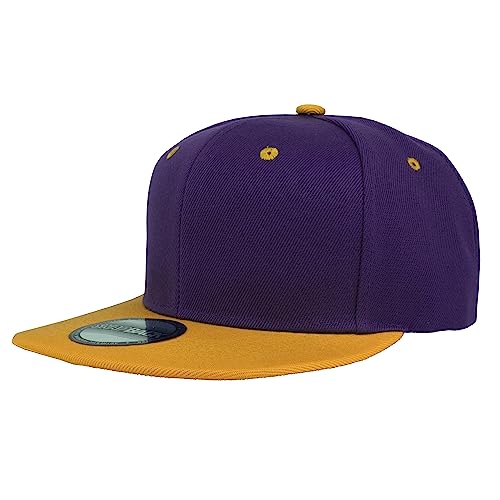 Image of Gelante Plain Blank Flat Brim Adjustable Snapback Baseball Caps Wholesale LOT 12 Pack