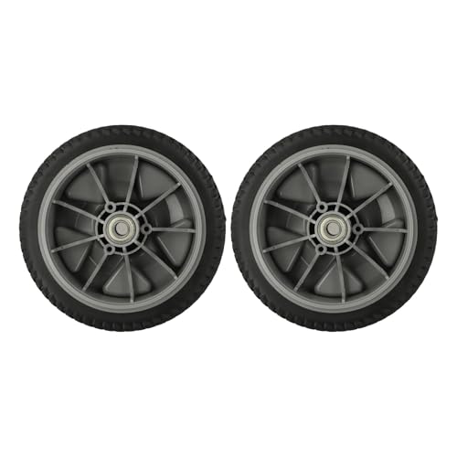 Lecreatekit Conjunto de rueda delantera de repuesto de 8 pulgadas compatible con toro para cortacésped Timemaster modelos 20199 20200 20975-20978 21199-21200 21810-21811 pieza de cortacésped