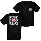 Blue 84 Detroit Pistons NBA Officially Licensed Youth T-Shirt Front/Back Press, Large Team Color