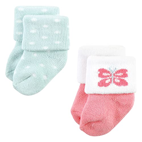 Image of Hudson Baby Baby 8-pack Cotton Rich Newborn and Terry Socks