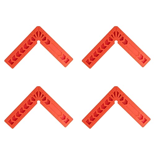 Regla de acero triangular para medir ángulos 4 piezas miniatura 7
