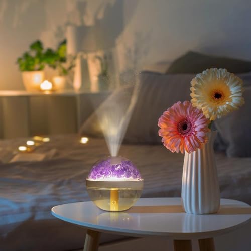 Humidificateur mini rechargeable 270ml contre la gorge sèche avec diffuseur aromatique - 3