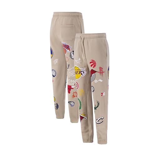 Pantalon de jogging NBA au tissu super doux et logos imprimés