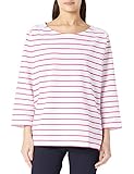armor lux marinaio ricamo t-shirt, bianco/azalea, 42 donna
