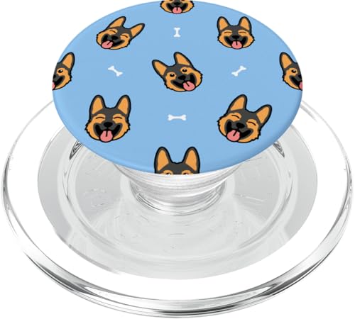 Patrón | Pastor alemán para dueños de Perros alsacianos PopSockets PopGrip para MagSafe