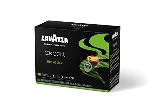 Lavazza Expert Espresso Decaf Coffee Capsules (36 Capsules), Expert Espresso Decaf, 36Count,Value Pack, Blended And Roasted In Italy, Full And Balanced Blend #TOP29